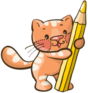 a back to school kitty
